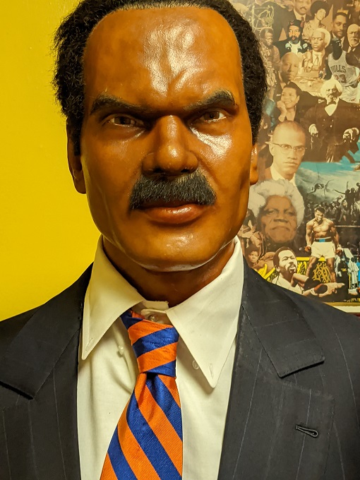Wax figure of Reginald F. Lewis at The National Great Blacks In Wax Museum