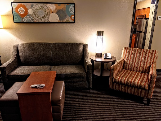 Homewood Suites Houston-Westchase, TX - Sleeper sofa, armchair & ottoman