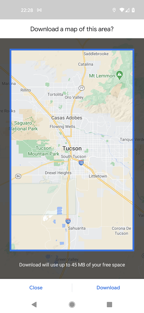 3 Google Maps select area