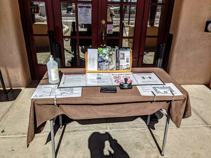 Aztec Ruins National Monument - Information table
