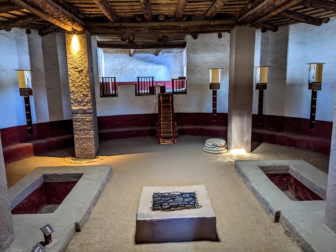 Aztec Ruins National Monument - Inside the great kiva
