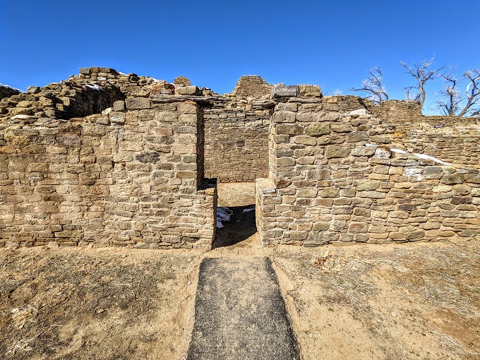 Aztec Ruins National Monument - T-shaped doorway