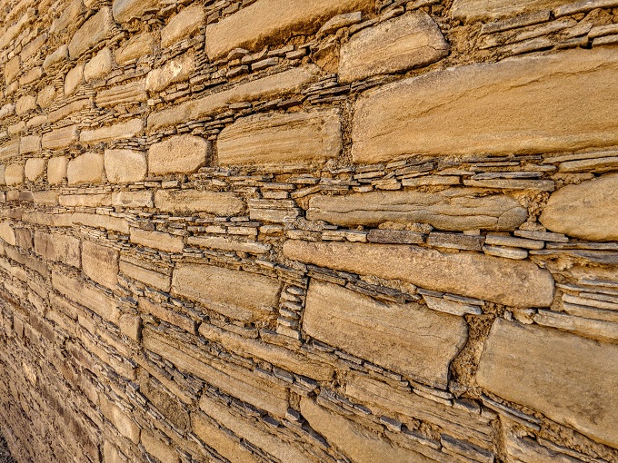 Chaco Culture National Historical Park - Chetro Ketl masonry
