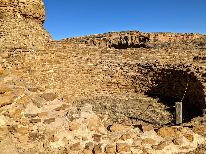 Chaco Culture National Historical Park - Kiva in the Chetro Ketl guest house