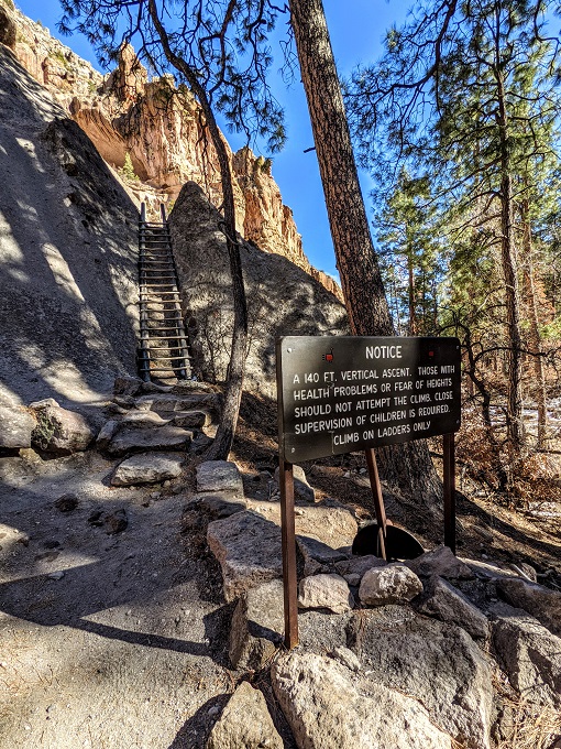 Bandelier National Monument, NM - First of four ladders
