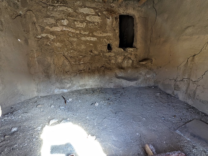 Bandelier National Monument, NM - Inside the reconstructed house 1