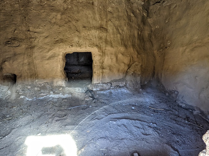 Bandelier National Monument, NM - Inside the reconstructed house 2