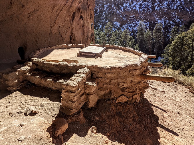 Bandelier National Monument, NM - Kiva in the Alcove House