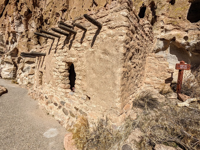 Bandelier National Monument, NM - Reconstructed house