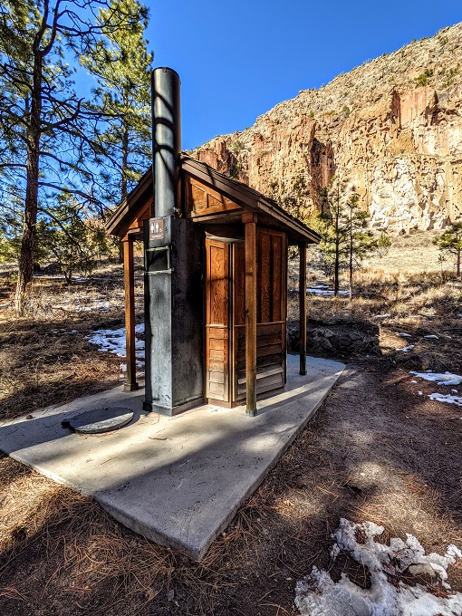 Bandelier National Monument, NM - Restroom on the Alcove House trail