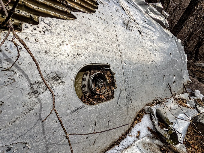 Domingo Baca Trail - TWA Flight 260 plane wreckage 17