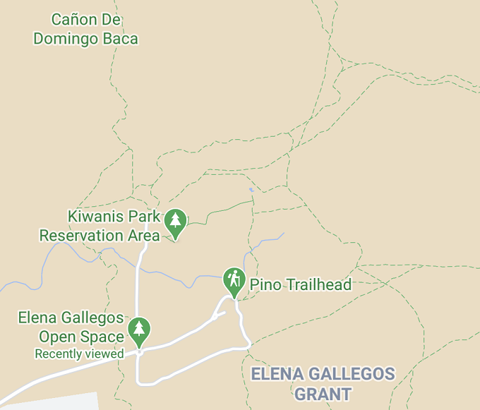 2017-03-18 Domingo Baca, Crest, & Pino Trails Loop (Sandias)