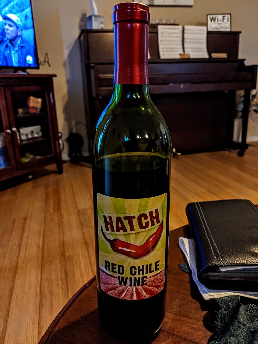 Hatch red chile wine
