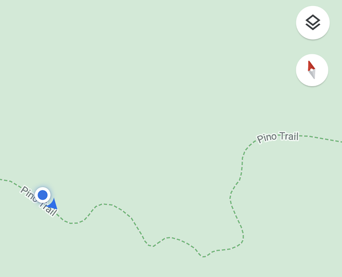 Pino Trail on Google Maps