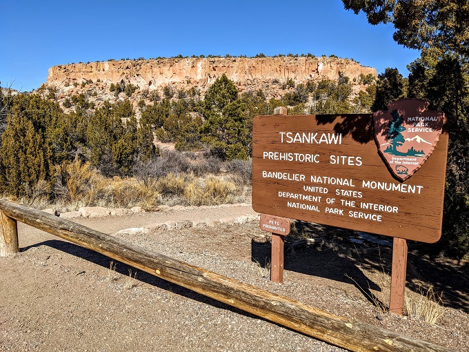 Tsankawi Prehistoric Sites entrance