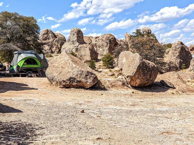 Camping at City of Rocks State Park