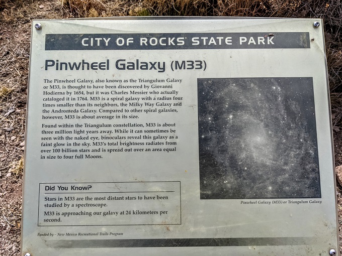 Astronomy information board