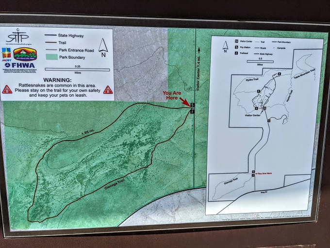 Cienega Trail map