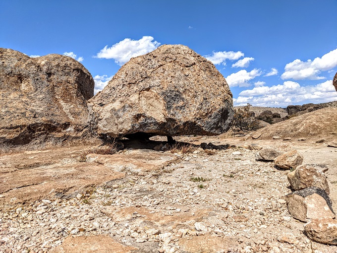 City of Rocks State Park - Finely balanced rock
