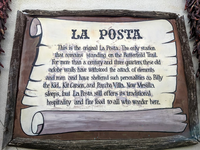 History of La Posta de Mesilla