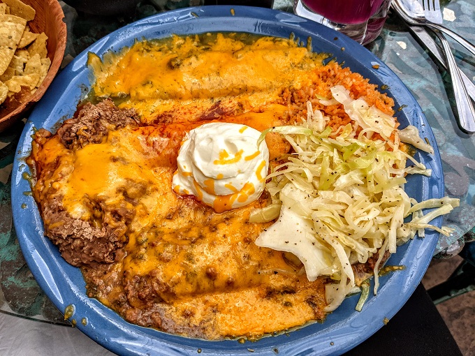 La Posta de Mesilla - Enchilada plate