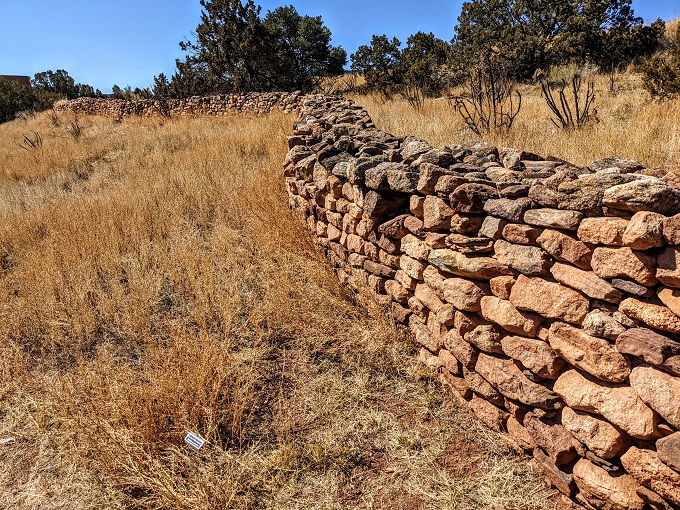 Pecos National Historical Park - Boundary wall