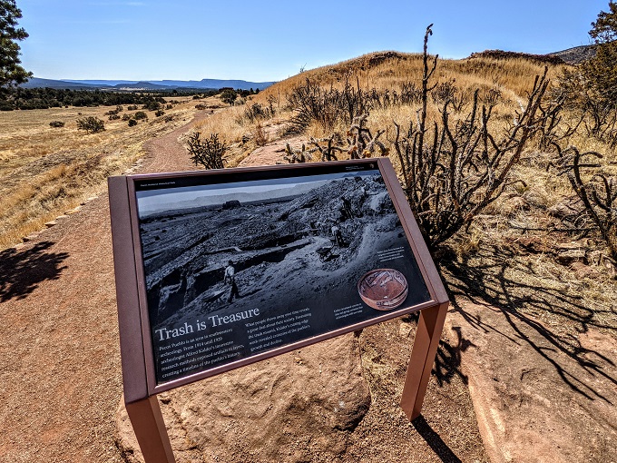 Pecos National Historical Park - Pecos trash mound