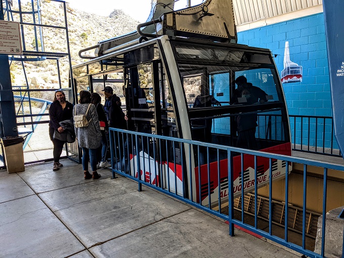 Sandia Peak Tramway car