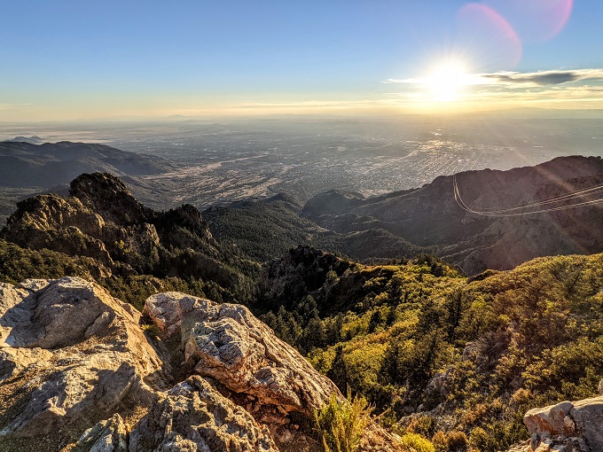 View from Sandia Peak overlook