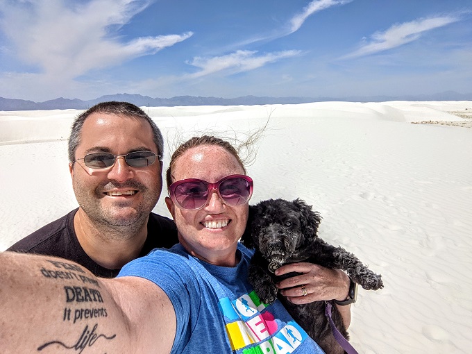 White Sands National Park selfie