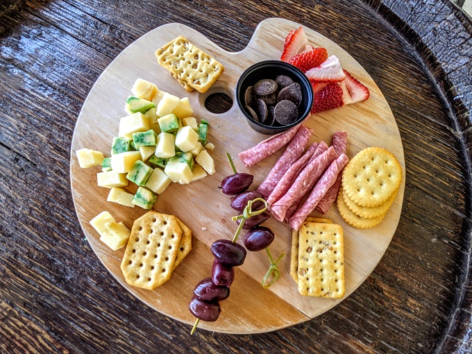 D.H. Lescombes Winery - Cheese & meat plate