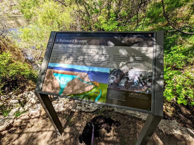 Information board at Swallet Cave