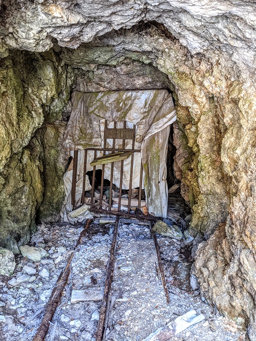 Inside a mine at Mogollon Ghost Town