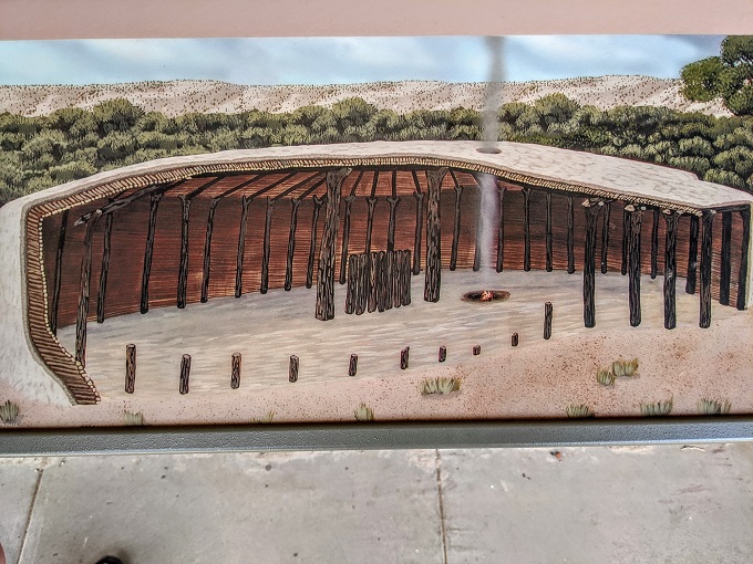 Rendering of what the Pit House Ruin might have looked like