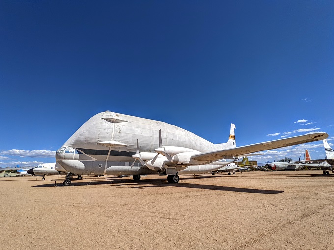Super Guppy transport plane at the Pima Air & Space Museum