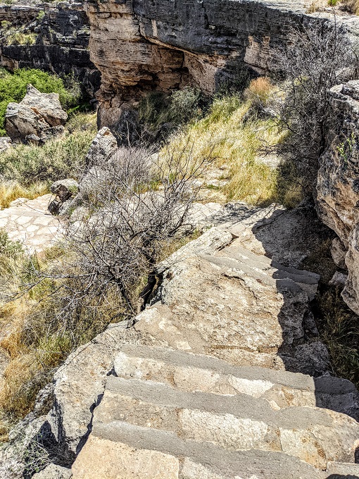 Trail leading down to Swallet Ruin