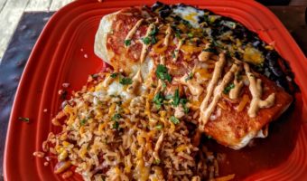 Carlsbad Tavern - Green chile burrito