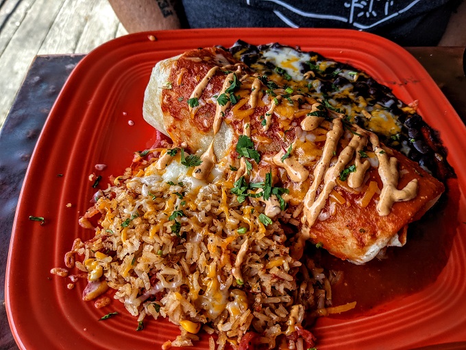 Carlsbad Tavern - Green chile burrito
