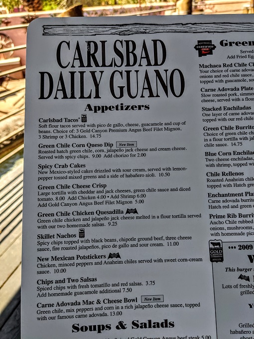 Carlsbad Tavern menu - Appetizers