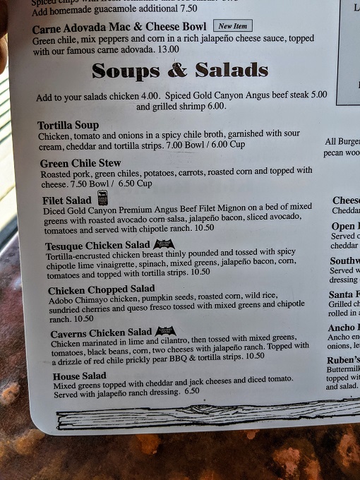 Carlsbad Tavern menu - Soups & salads