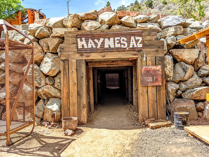 Gold King Mine & Ghost Town - Replica mine entrance