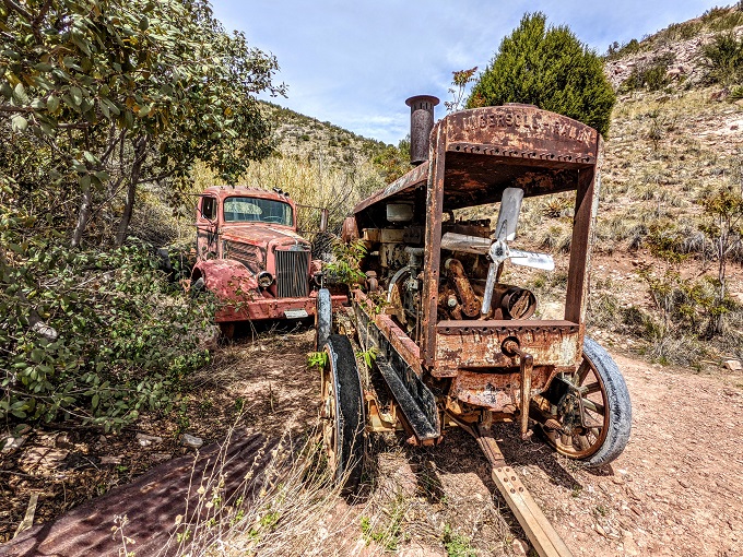 Gold King Mine & Ghost Town - Rusted vehicle & equipment