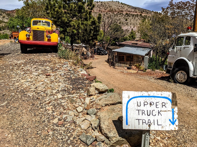 Gold King Mine & Ghost Town - Start of the Upper Truck Trail
