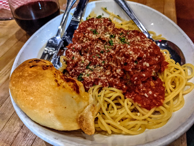 Hideaway House in Sedona - Spaghetti & meatballs