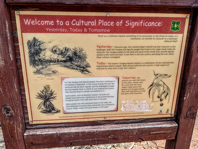 Information about the area's cultural significance
