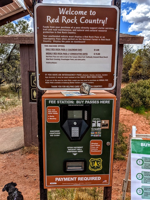 Red Rock Country fee station