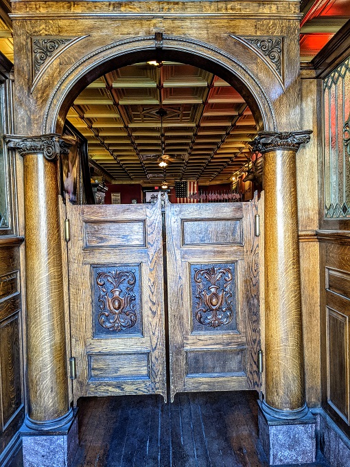 Saloon bar doors at The Palace