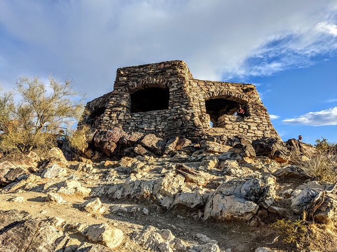 Stone building at Dobbin's Lookout