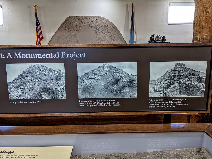 The stages of Tuzigoot National Monument's excavation