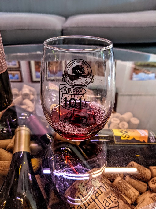 Wine tasting at Winery 101 in Cottonwood, AZ